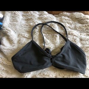 Grey JOLYN bikini top